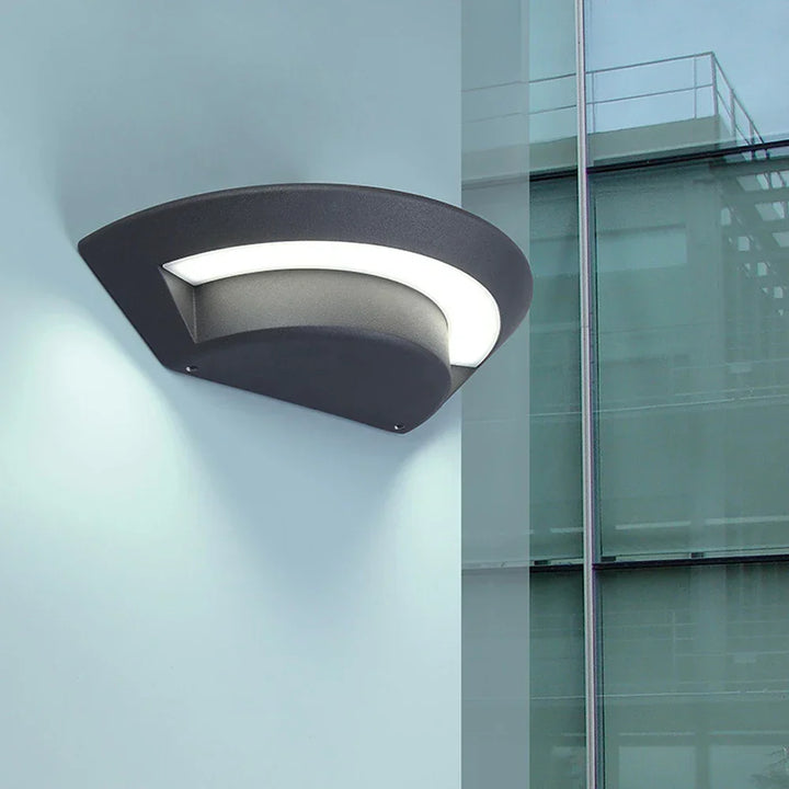 Moderne LED utendørs vegglampe for hage og terrasse – Værbestandig, energieffektiv og dekorativ | Luvikno