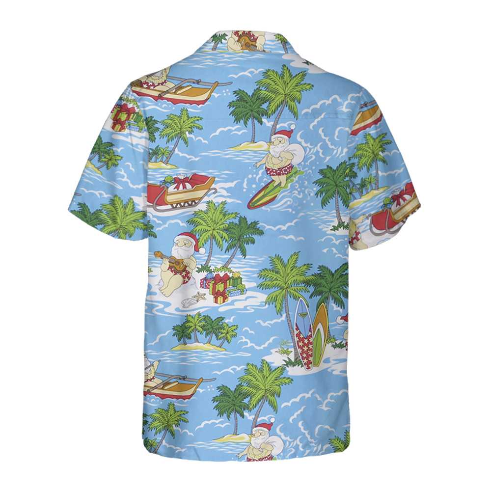 Luvik | Hawaii-skjorte Santa Sailing, Morsom gave til Julenissen, Beste gave til jul