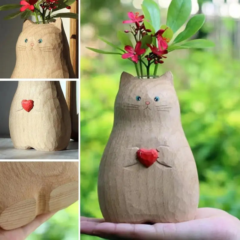 Søt katt blomsterkrukke