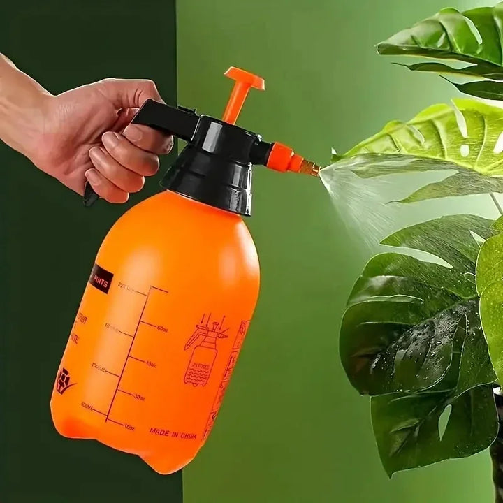 Luvikno | Spray Flaske Plantura | 2L Hage Sprayer | Justerbart Dyse & Håndpumpe | For Plante & Blomsterpleie