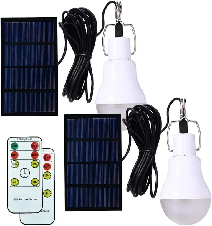 Luvikno | Solar-LED lampe LumiCamp Pro | Oppladbar via USB & Solenergi | Vanntett IP55 | Bærbar nødbelysningsløsning med dimmefunksjon