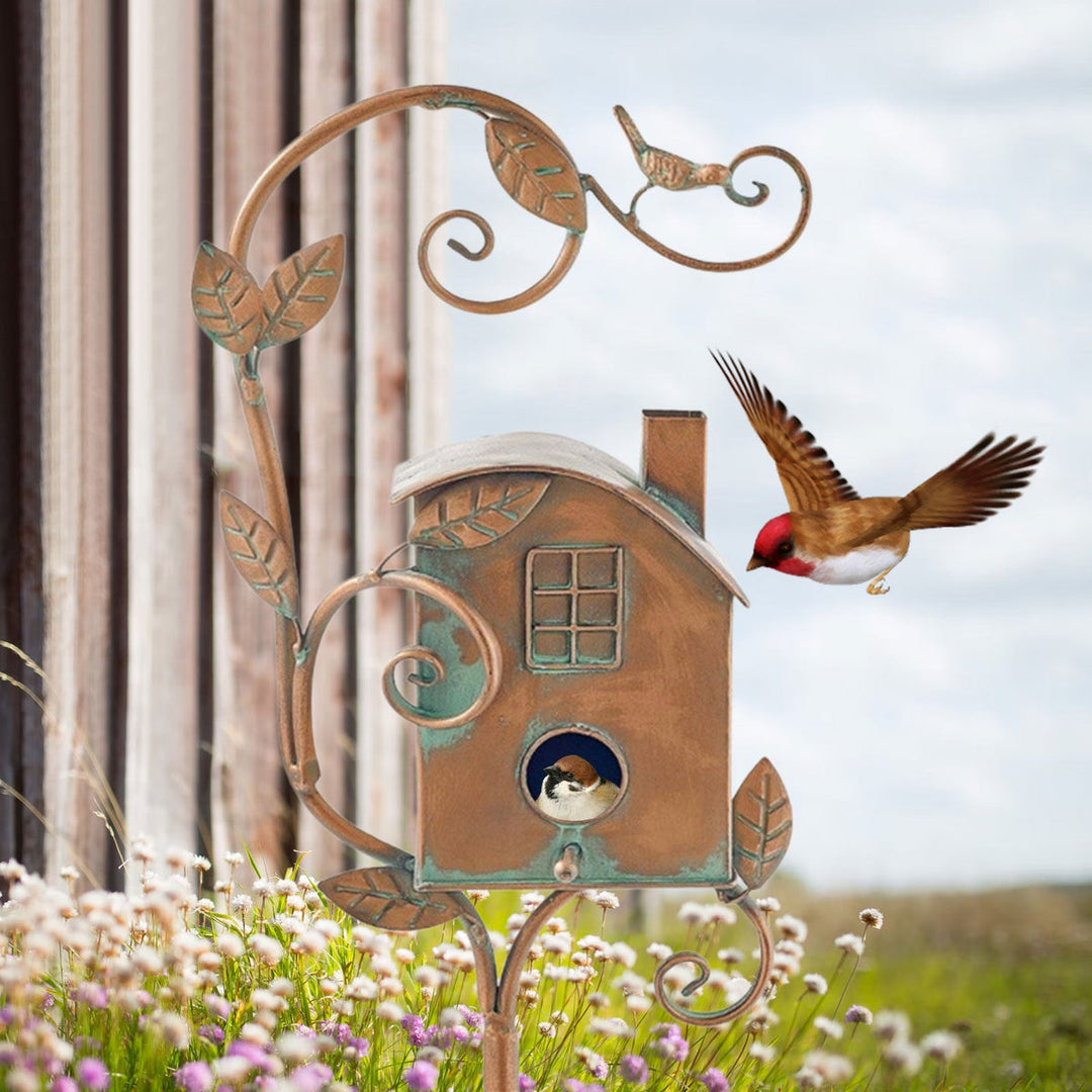 BirdHaven dekorativ fuglehus for hagen Luvikno