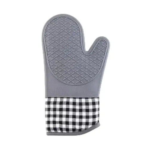 ThermoGrip Silikon Kjøkkenhanske | Varmeresistent opp til 250 °C | Rutsji-fri & Forlenget | Antiskoldbeskyttelse for Ovnen & Grill Luvikno