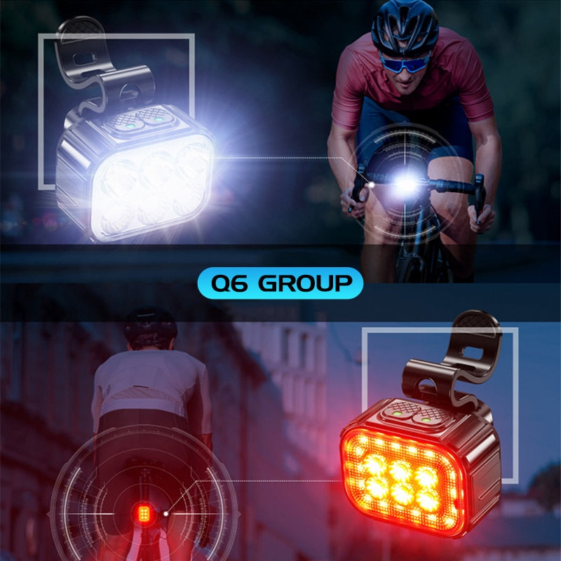 LED Sykkellys for Natt Sikkerhet Luvikno