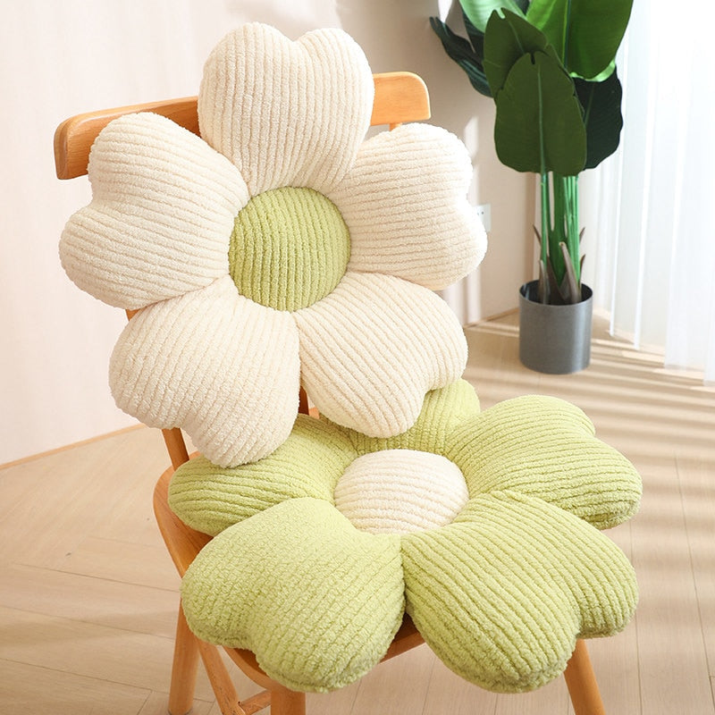 Fluffy Clover Flower Cushion | Luvikno