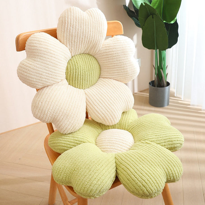 Fluffy Clover Flower Cushion | Luvikno