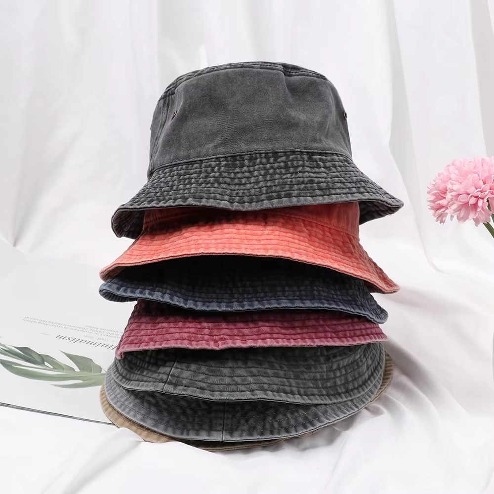 Allsidig Denim Buckethatt - Unisex, Faltbar & Stilig Luvikno