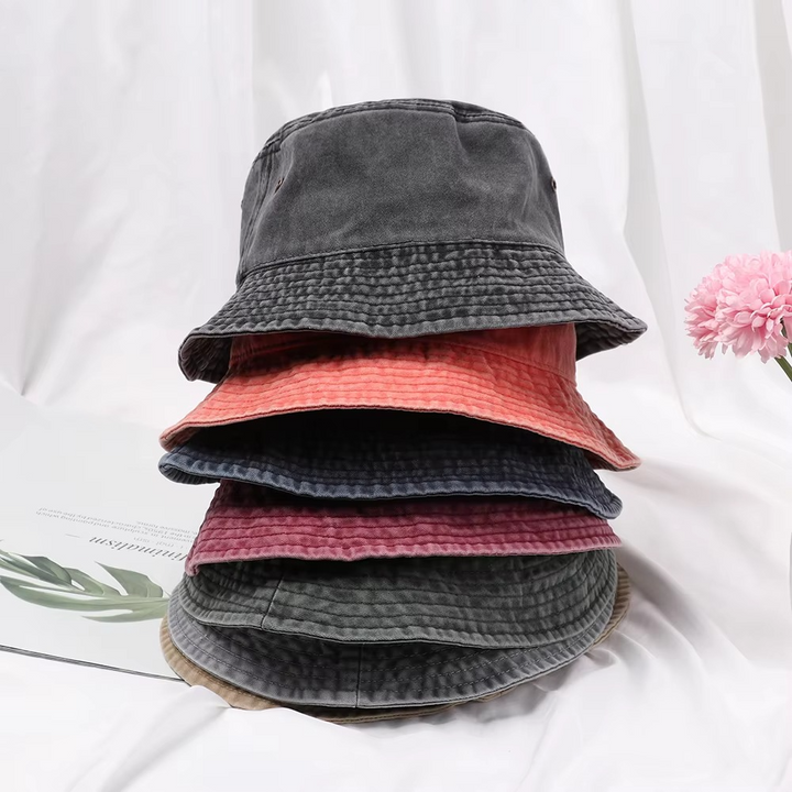 Allsidig Denim Buckethatt - Unisex, Faltbar & Stilig Luvikno