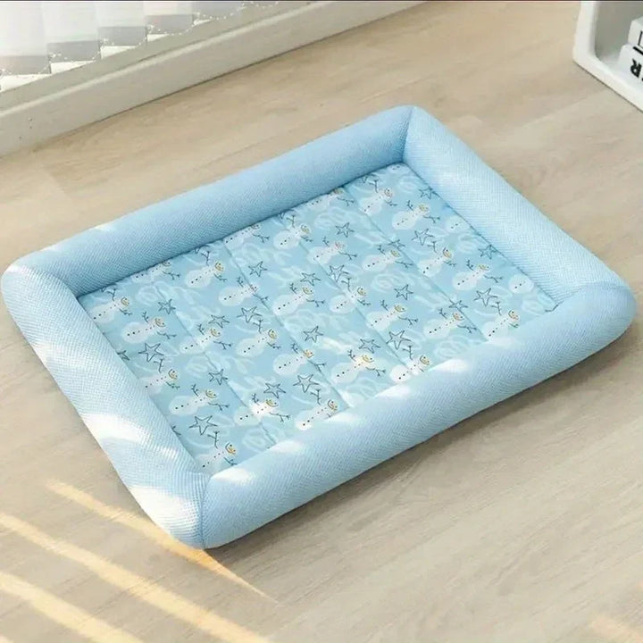 Luvikno | Kühlmatte Pawlino ChillPad | Sommermatte for hunder og katter | Pustende og fluffy | For små til store kjæledyr