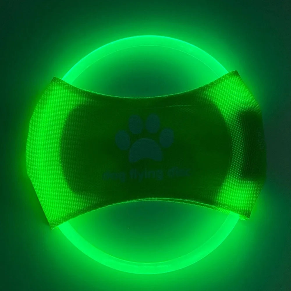 LED Frisbee for dogs oppladbar og vanntett Luvikno
