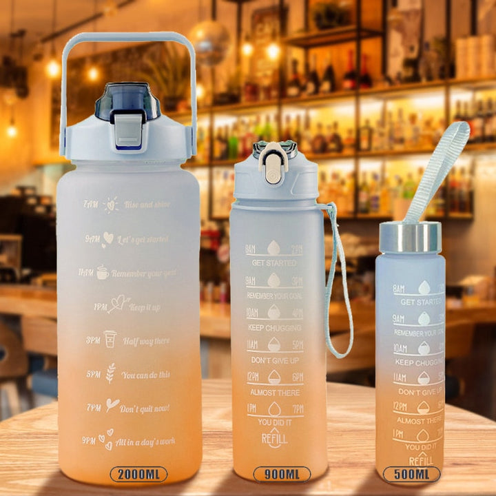 All Day Hydrate Time Marker Vannflaske | Luvikno