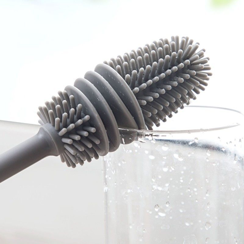 BrushMaster – Silikon oppvaskbørste for flasker og glass Luvikno