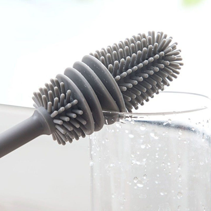 BrushMaster – Silikon oppvaskbørste for flasker og glass Luvikno