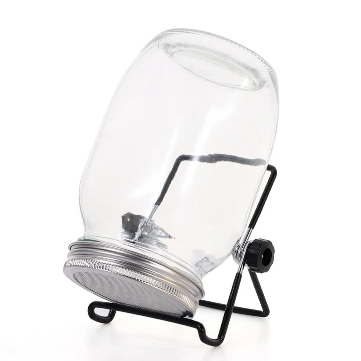 Luvikno | VitaKeim Spirekrukke Sett | Rustfritt Stål Sil Lokket | For Ferske Spirer Hjemme | 16oz & 32oz