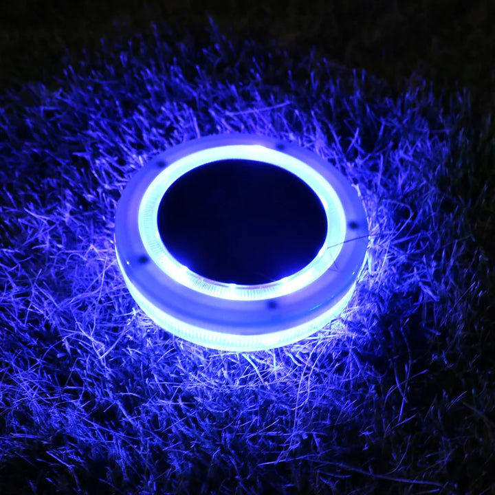Luvikno | AquaLuxe Solbassenglys | Flytende, vanntett og atmosfærisk blå LED-lys