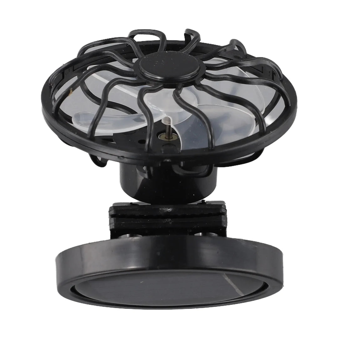Luvikno | Solar-Ventilator SunBreeze ClipFan | Mini-Clip Vifte med Solpanel | For Utendørsaktiviteter, Reiser & Sport | Håndfri Kjøling