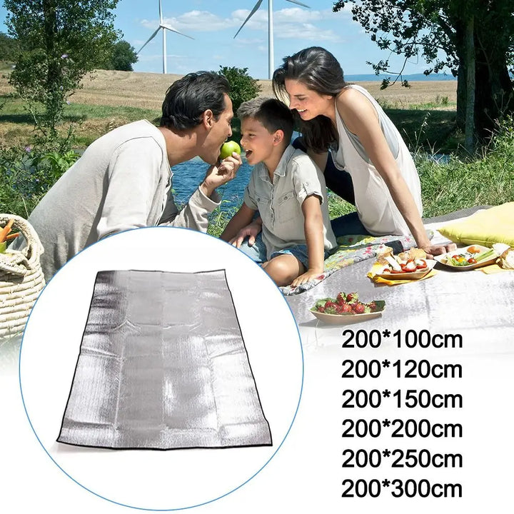 Luvikno | Liggeunderlag ThermaFoil Pro | Ultralytt & Vanntett | Varme Reflekterende | For Camping & Utendørs | 25 mm Tykk