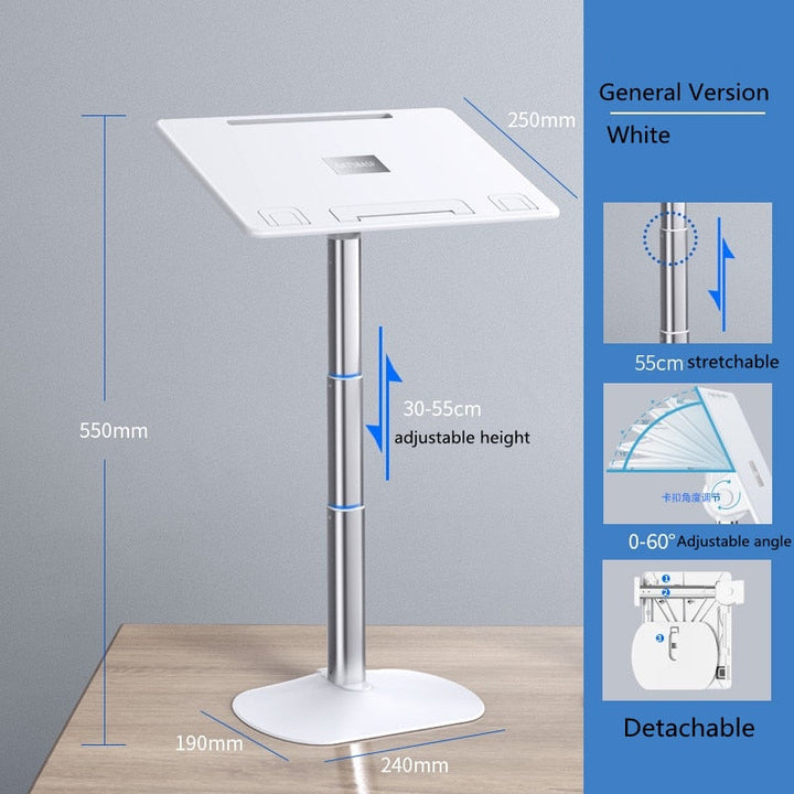 Justerbar Høyde Ergonomisk Laptop Stativ | Luvikno
