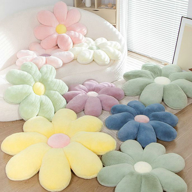 Fluffy Daisy Pute - Pastell | Luvikno