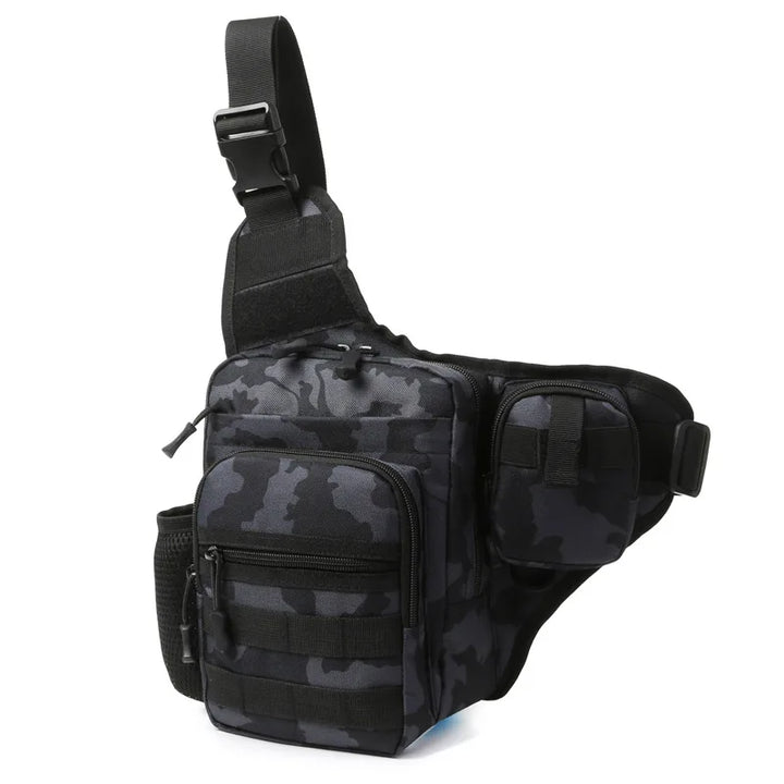 Multi-Lomme Crossbody Kompakt Fottur Brystveske | Luvikno
