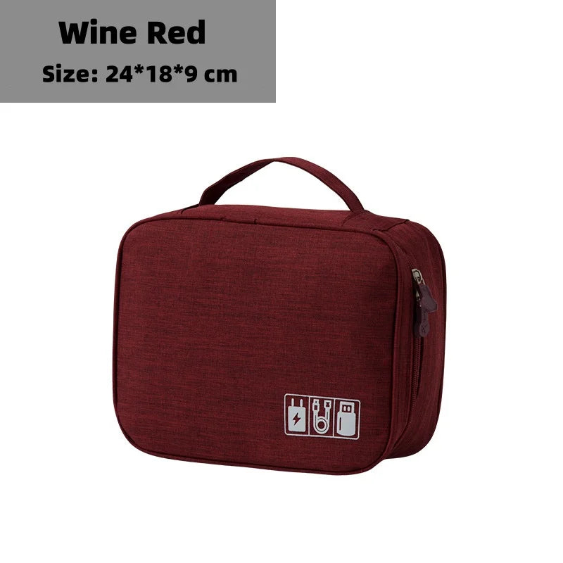 Luvikno | Baguvo Kosmetikkveske | Vannavvisende & Kompakt | 100 % Oxford Polyester | 24×18×9 cm
