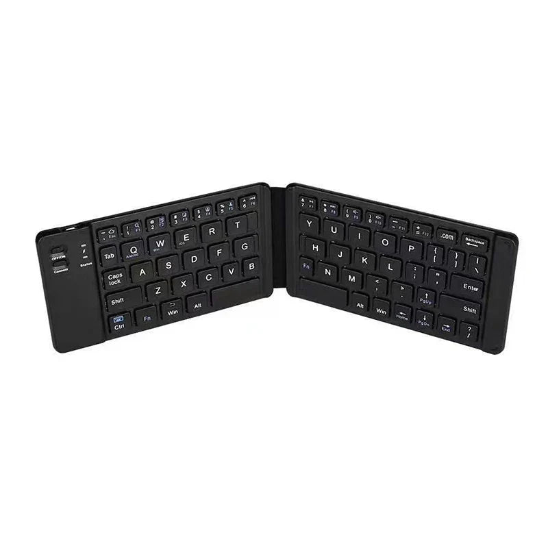 Trådløst sammenleggbart Bluetooth-tastatur med berøringspute – Kompakt, allsidig og ultrabærbar | Luvikno