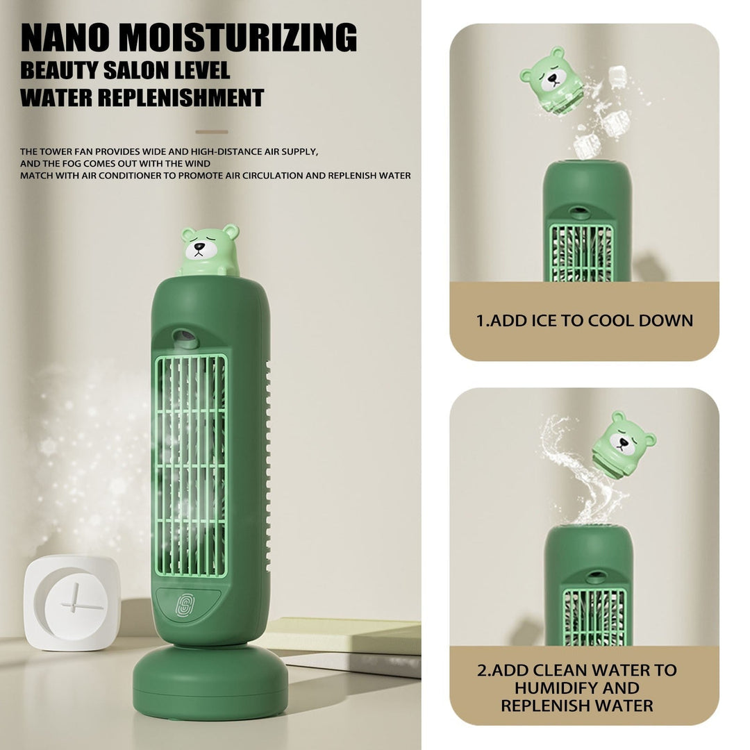 Mini Bear Air Cooler Humidifier Fan | Luvikno