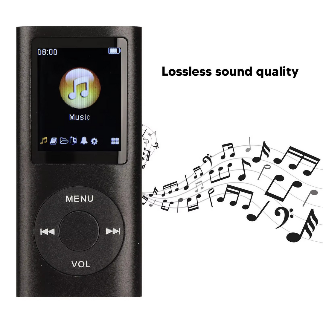 Kompakt høyoppløselig 1.8" LCD MP3-spiller Luvikno