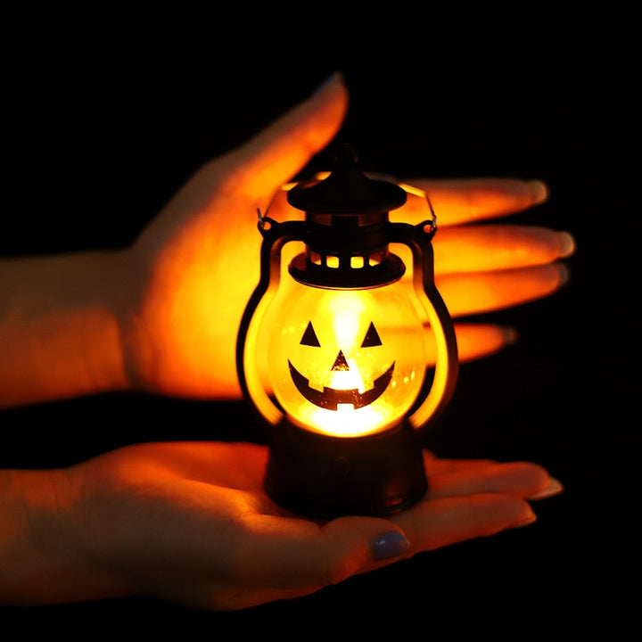 Mini Halloween Skummel Gresskar Hengelampe | Luvikno
