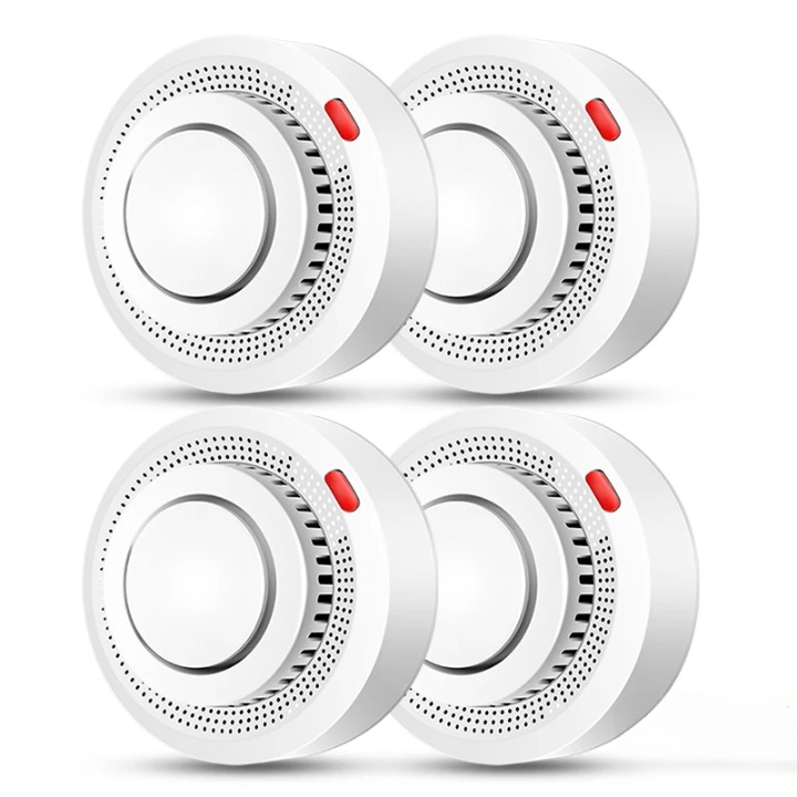 Luvikno | Smart WiFi Røykvarsler Brannalarm 85dB – SafeSense