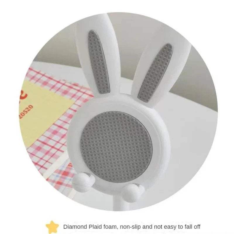 Luvikno | HoppelStand Handy Holder | Høydejusterbar og Tilbøyelig | Søtt Kanin Design | For Telefon og Nettbrett