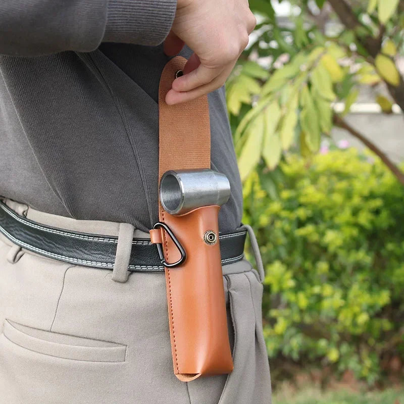 Luvikno | Bushcraft Hånddrill FerroDrill | Utendørs Overlevelsesverktøy | Robust Karbonstål | 16,5 cm