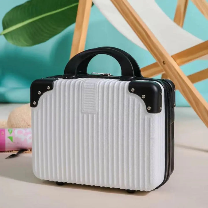 Luvikno | Travellia Mini Kosmetikkveske | Kompakt og Stilig | Hardt Skall laget av ABS+PC | Ideell for Reisen og Sminke