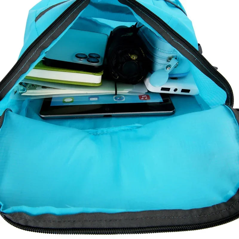 Luvikno | SkyFold LitePack | Sammenleggbart Utendørs Ryggsekk 20L | Vanntett & Ultralett | For Reise, Fotturer & Fritid | Unisex