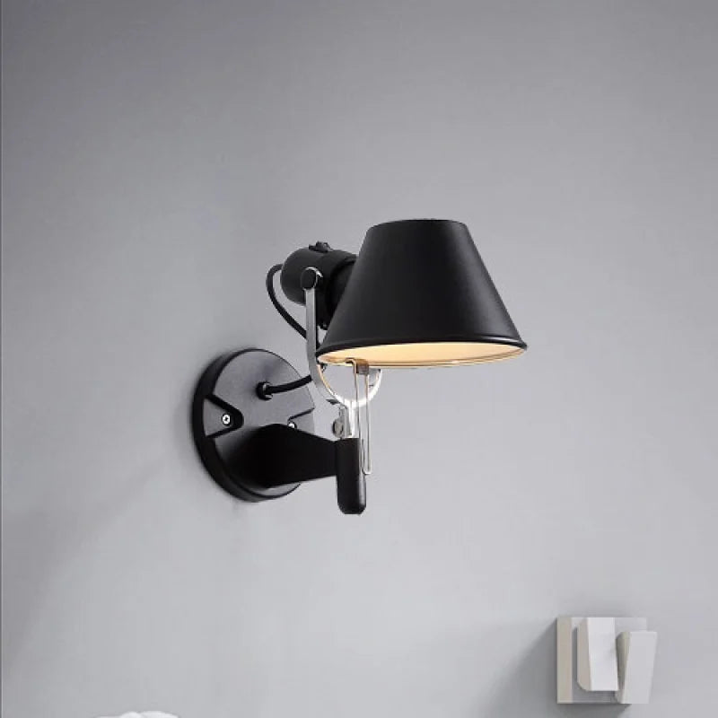RockFleur - Justerbar industriell vegglampe for soverom Luvikno
