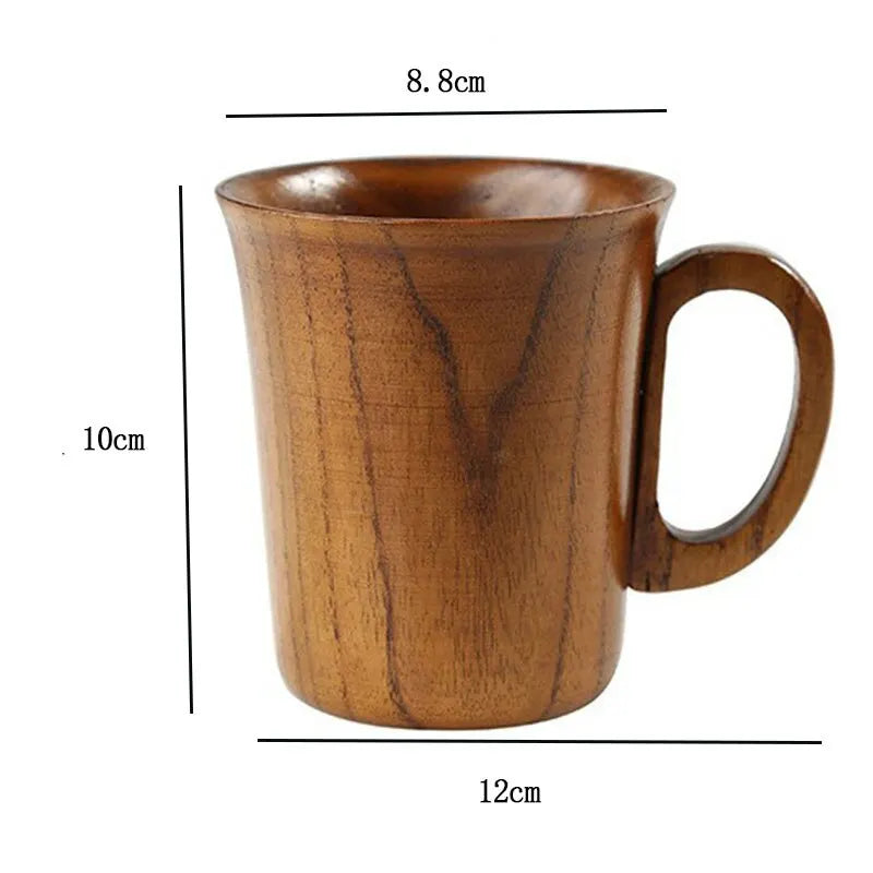 TimberBrew Tre-mug – Håndlaget Hardtre Rustikk Eleganse | Luvikno