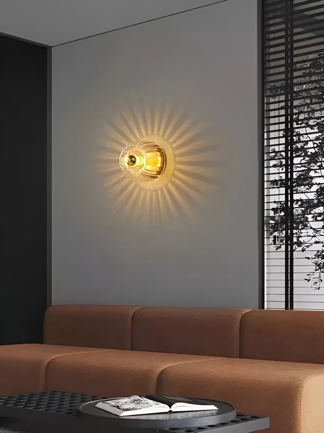 Luvikno | ScandiElegance Vegglampe – Moderne Glassbelysning med Bauhaus-sjarm