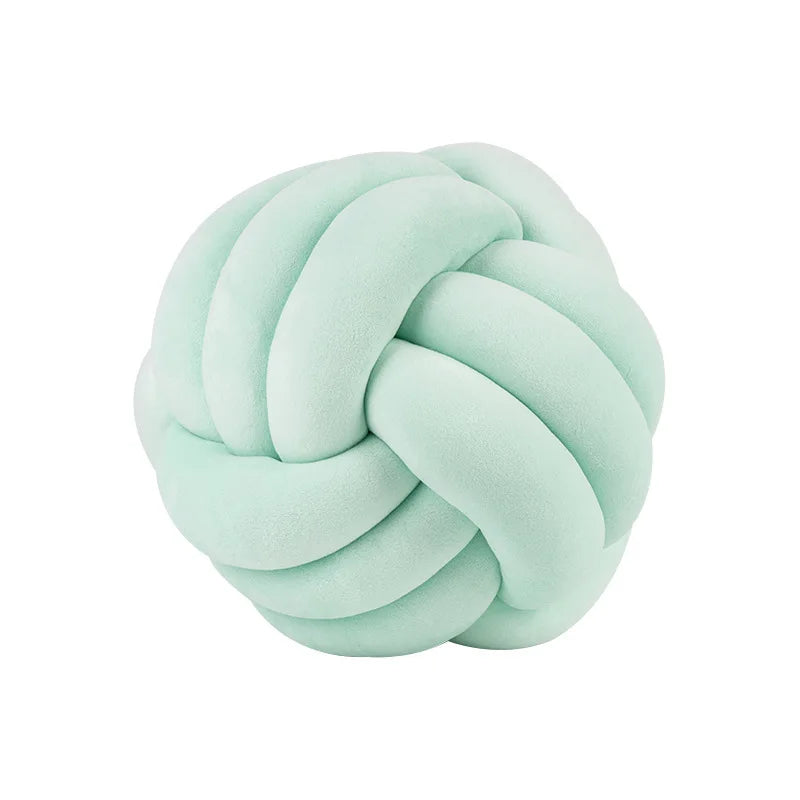 Plush Knot Cushion (Velour) | Luvikno