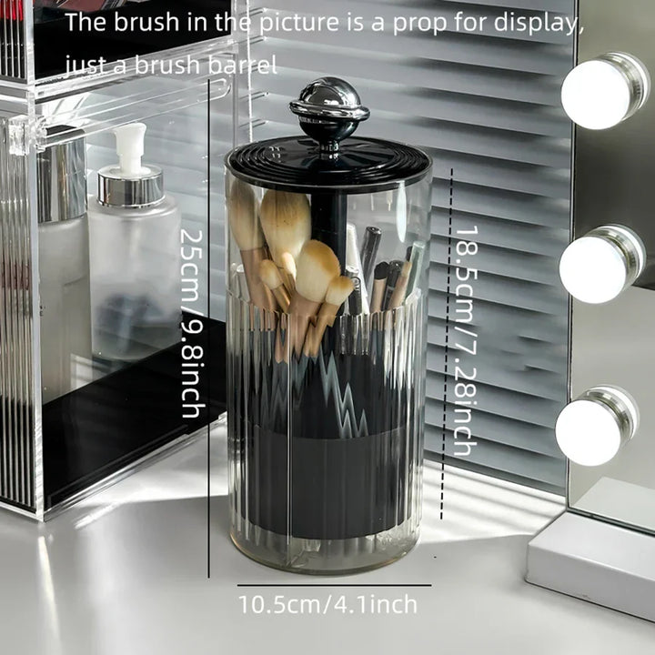 Auto Lift & Luxe Makeup Brush Organizer | Luvikno