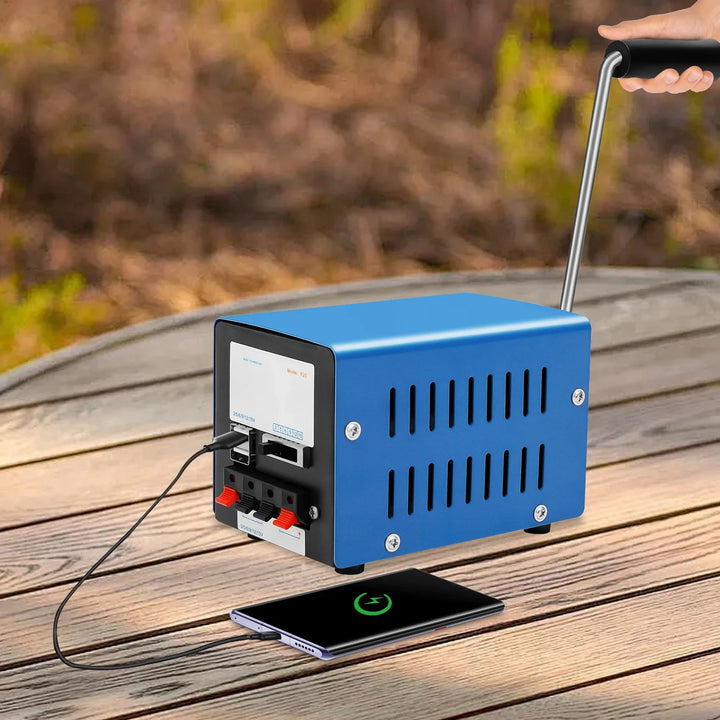 Luvikno | Mini Hand Dynamo USB Generator – Strøm uten nett
