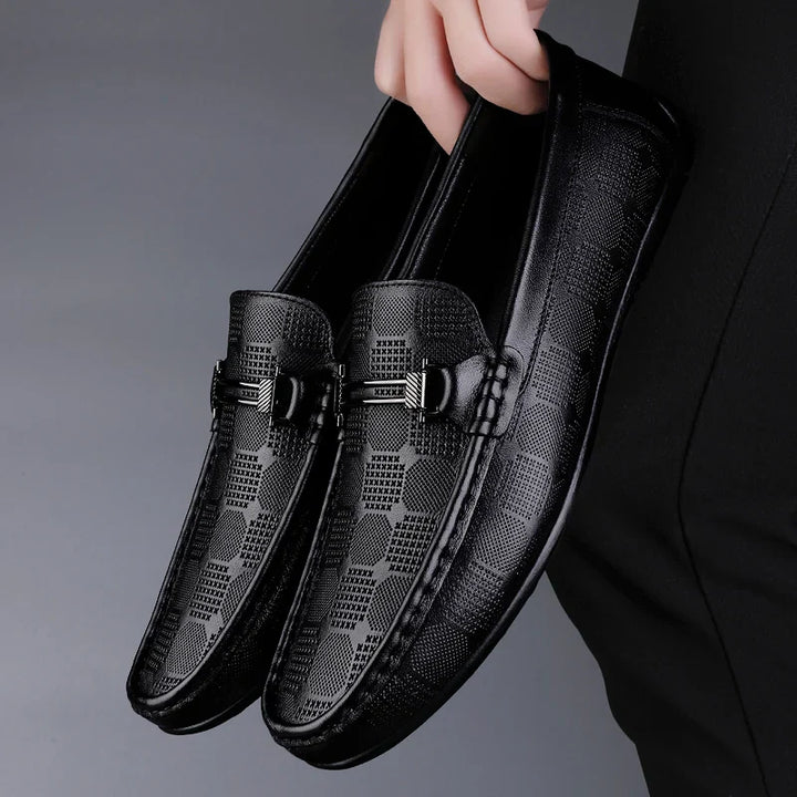 Luvik | Miesten loafers aidosta nahasta