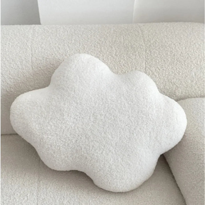 Nordic Bouclé Abstrakt Putefor – Minimalistisk Plysjpute | Luvikno