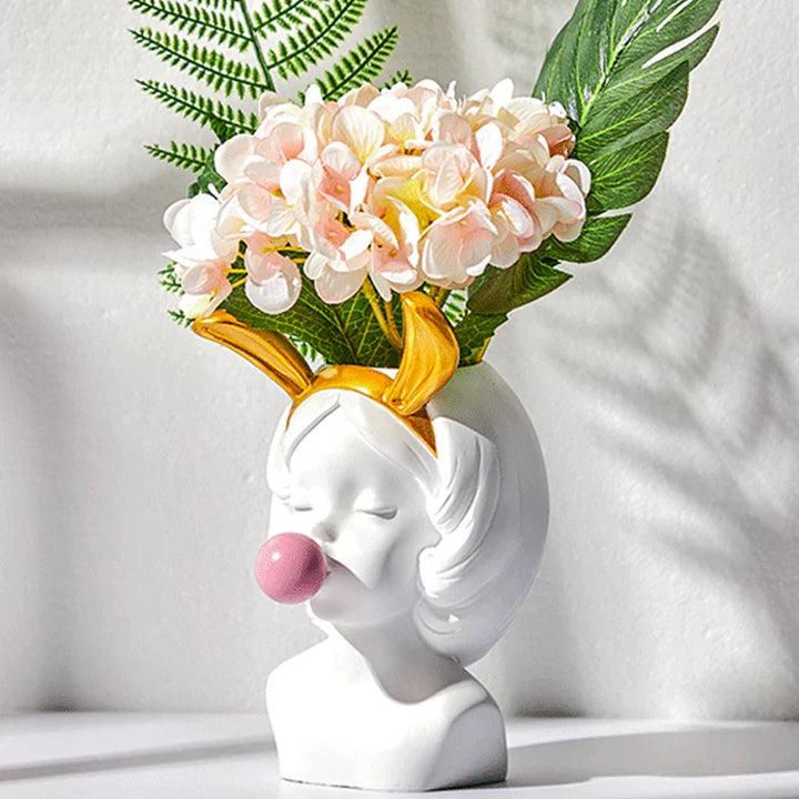 Kompakt keramisk vase Luvikno