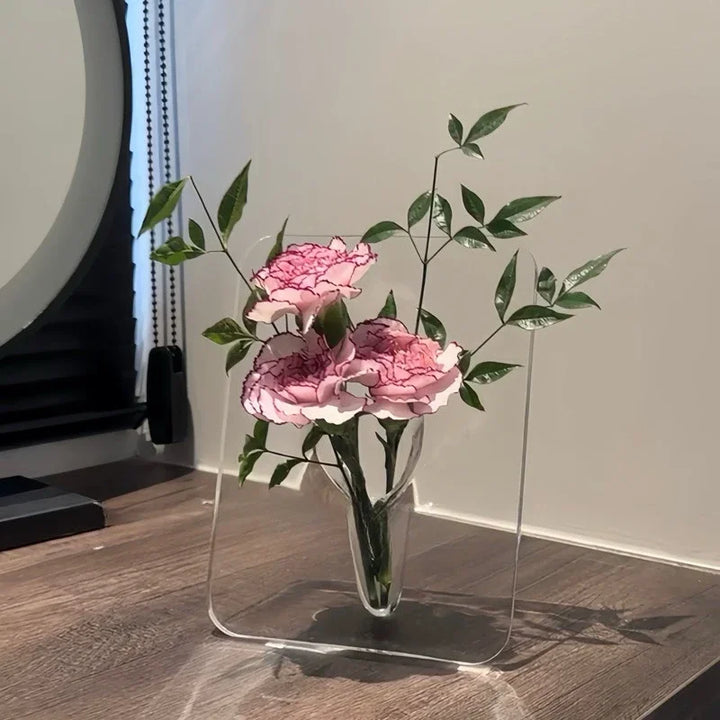 Kunstnerisk sommerfugl klar Luviknoomstervase | Luvikno