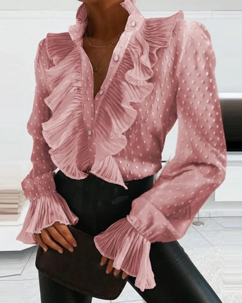 Luvik | Rypistetty paita pitkillä hihoilla