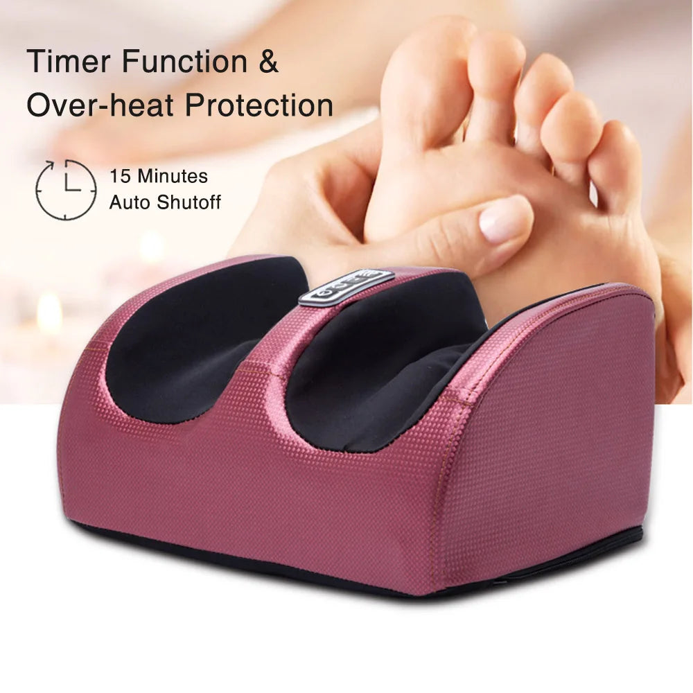 SootheStep – Luxe Shiatsu Fotmassasje med Varmefunksjon Luvikno