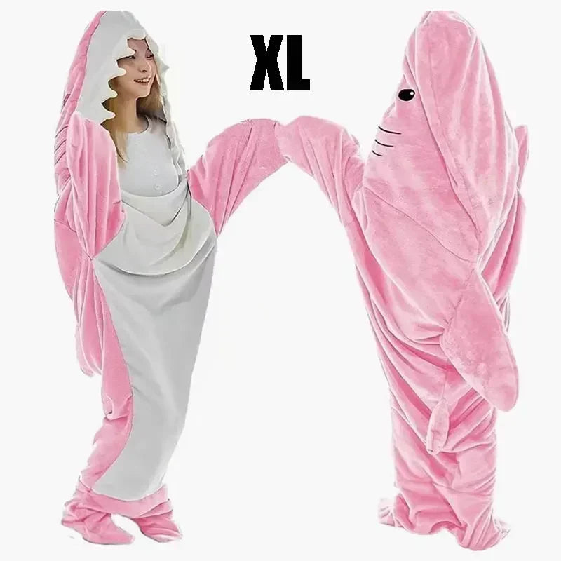 Snuggly Shark Koselig Hettegenser Epleteppe | Luvikno