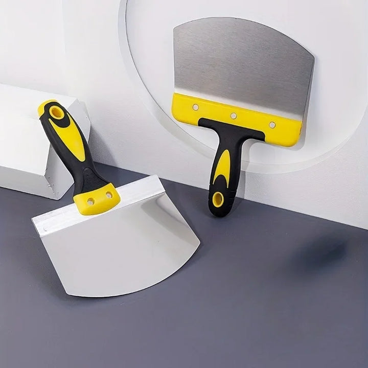 Luvikno | ProFlexa Rustfritt Stål Spatel med Gummihåndtak | Rustfritt & Fleksibelt | For Maling, Puss & DIY Prosjekter