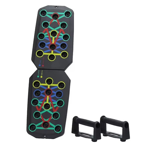 Bærebar Sammenleggbar Push-Up Bord for Helkropp Styrketrening Luvikno