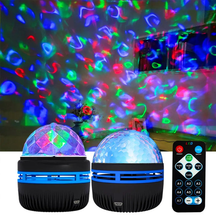 Luvikno | 360° Rotasjon USB Galaxy-projektor